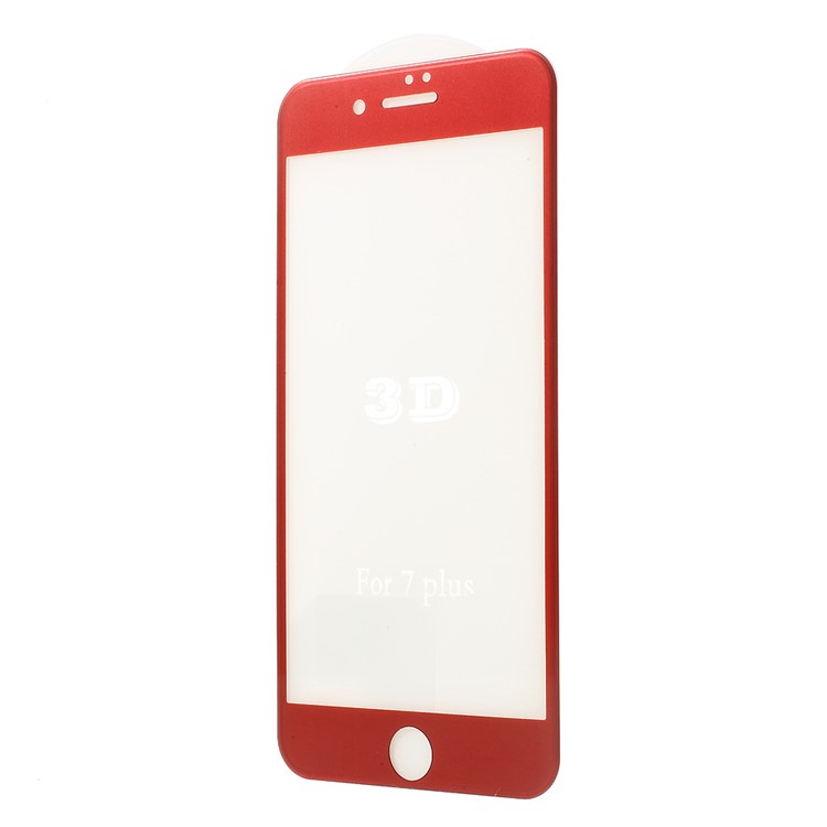 4D Full Size Tempered Glass Screen Protector for iPhone 7 Plus 5.5 inch - Red-2