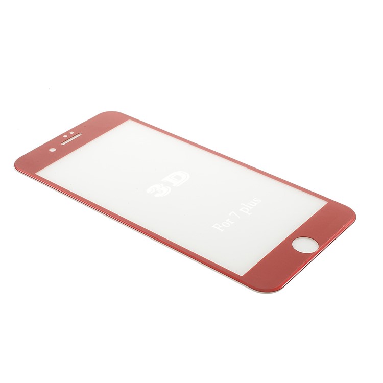 4D Full Size Tempered Glass Screen Protector for iPhone 7 Plus 5.5 inch - Red-4