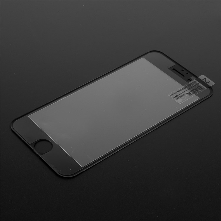 Full Coverage Carbon Fiber Arc Edge Anti-blue-ray Tempered Glass Screen Protector for iPhone 6s Plus/6 Plus - Black-2