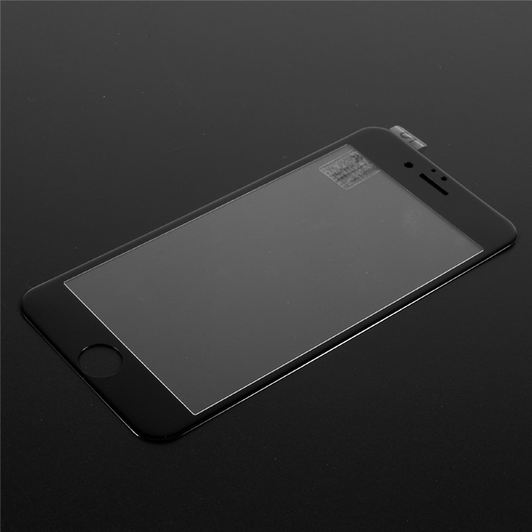 Soft Edge Carbon Fiber Full Coverage Tempered Glass Shield Screeen Protector for iPhone 6s / 6 - Black-1