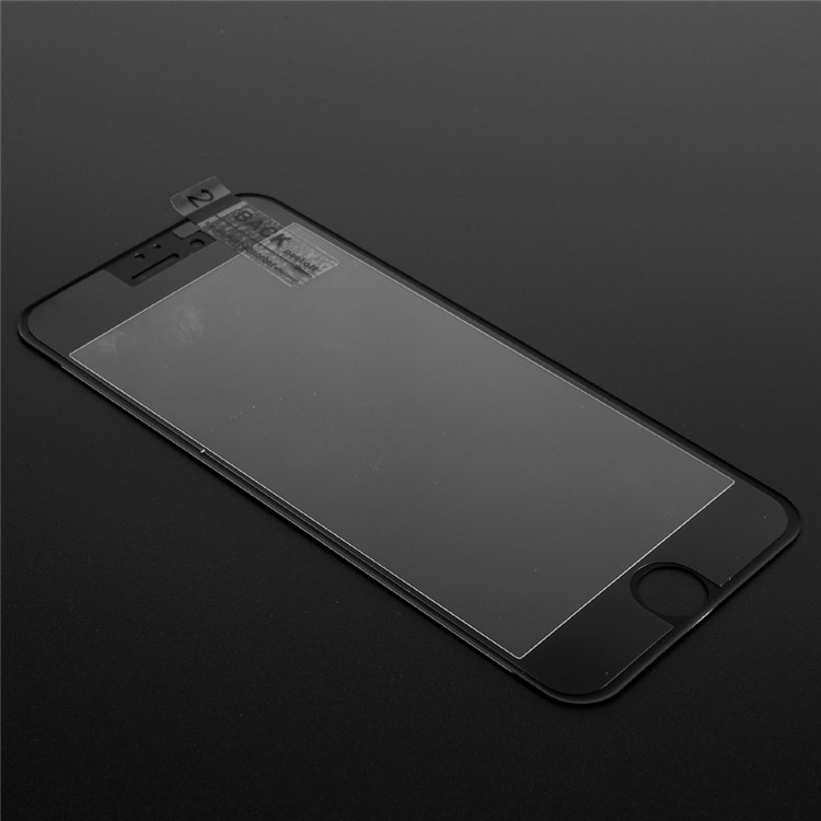 Soft Edge Carbon Fiber Full Coverage Tempered Glass Shield Screeen Protector for iPhone 6s / 6 - Black-2