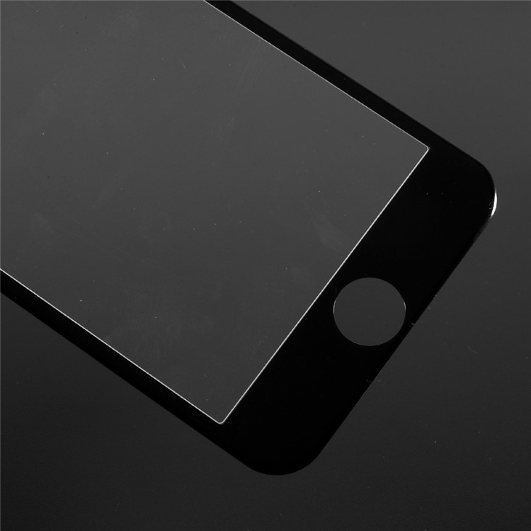Soft Edge Carbon Fiber Full Coverage Tempered Glass Shield Screeen Protector for iPhone 6s / 6 - Black-4