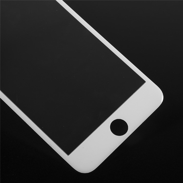 Soft Edge Carbon Fiber Full Coverage Tempered Glass Screen Protector for iPhone 6s Plus / 6 Plus - White-4