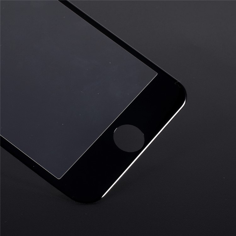 Full Screen Coverage Carbon Fiber Soft Arc Edge Tempered Glass Screen Protector for iPhone 7 - Black-5