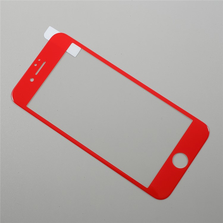 FSHANG for iPhone 7 0.2mm Ultra-thin Soft Edge 3D Full Size Tempered Glass Screen Guard Film - Red-1