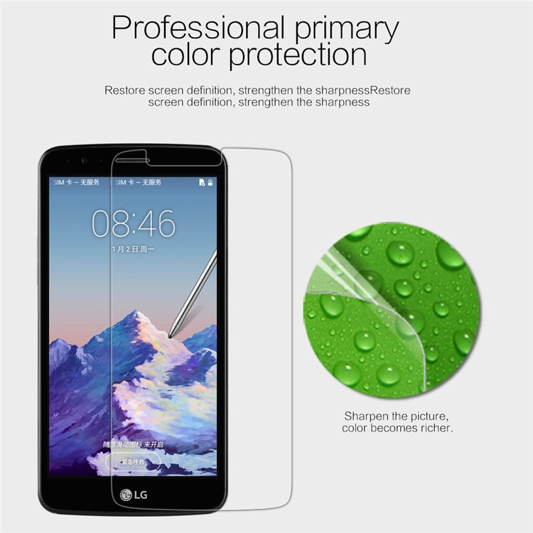 NILLKIN for LG Stylus 3 / Stylo 3 Anti-fingerprint HD Clear LCD Screen Protector Film-2