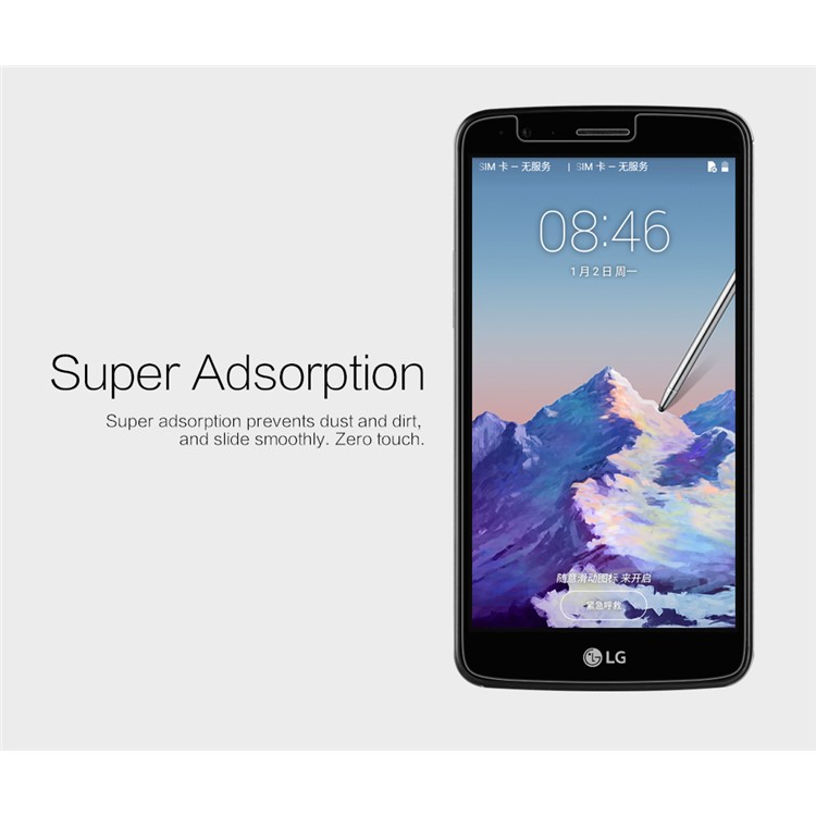 NILLKIN for LG Stylus 3 / Stylo 3 Anti-fingerprint HD Clear LCD Screen Protector Film-3