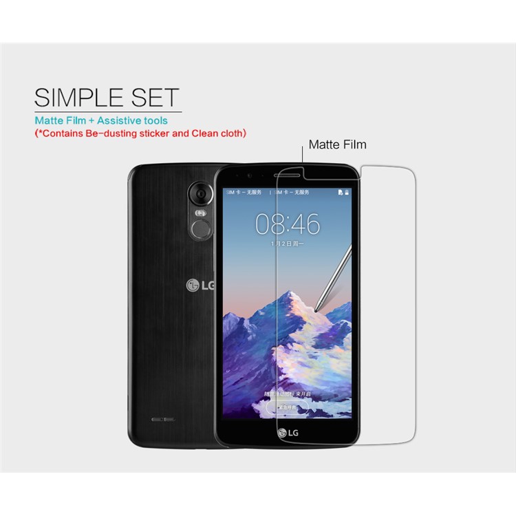 NILLKIN for LG Stylus 3 / Stylo 3 Anti-scratch Matte LCD Screen Protector Mobile Film-5