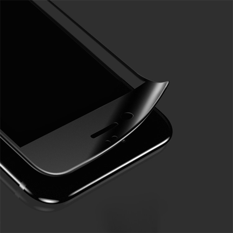 USAMS 3D Curved Soft Edge Tempered Glass Full Screen Protector for iPhone 7 4.7 inch - Black-2