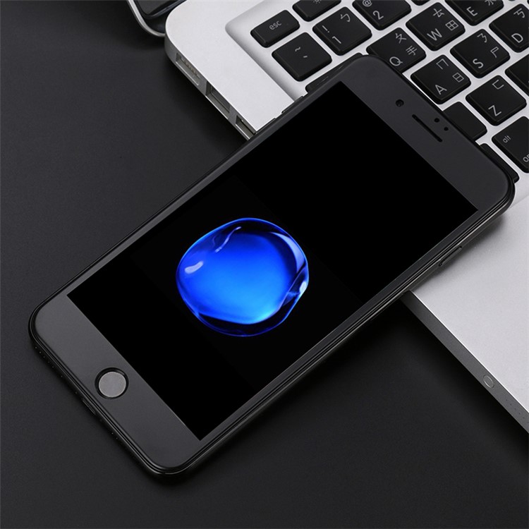 USAMS 3D Curved Soft Edge Tempered Glass Full Screen Protector for iPhone 7 4.7 inch - Black-4