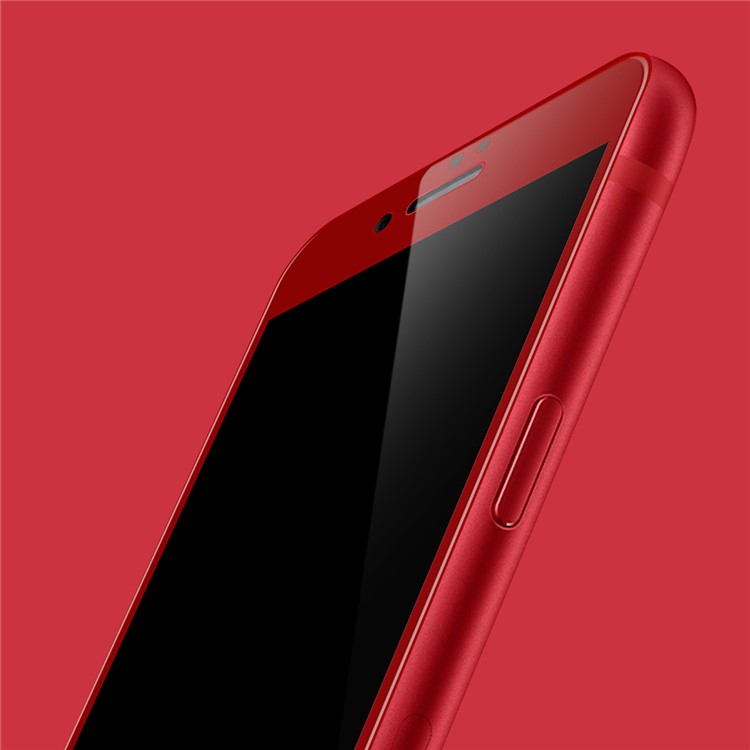 WUW-G08 4D Arc Edge Anti-fingerprint Ultra Clear Tempered Glass Protector Film for iPhone 7 - Red-4