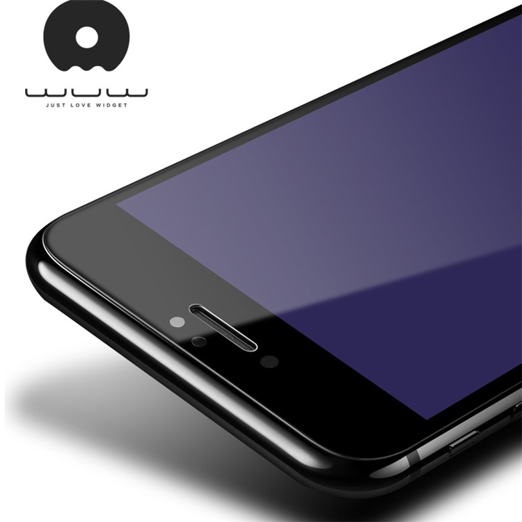WUW G06 for iPhone 7 2.5D Soft Arc Edge Anti-blue-ray Tempered Glass Protector Film - Black-4