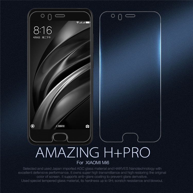 NILLKIN Amazing H+PRO for Xiaomi Mi 6 Tempered Glass Screen Protector Nanometer Anti-Explosion-1