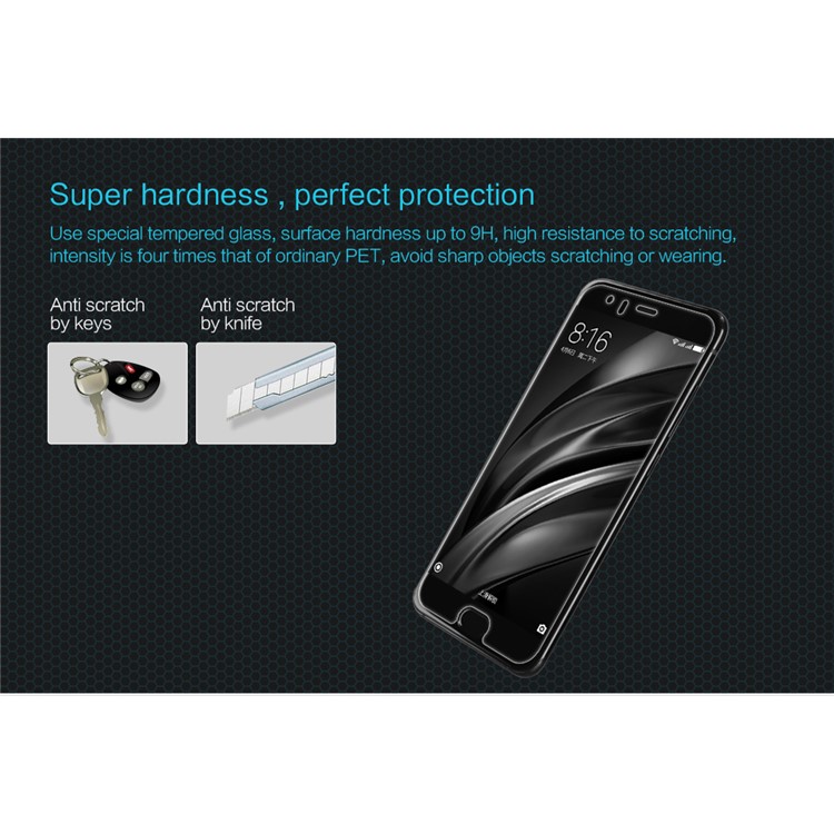 NILLKIN Amazing H Tempered Glass Screen Protector Guard for Xiaomi Mi 6 (Anti-explosion)-3