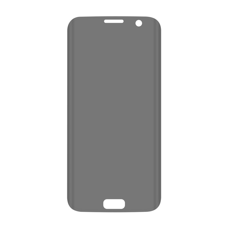 ANGIBABE 0.3mm Silk Print 3D Curved Anti-peep Full Size Tempered Glass Protector for Samsung Galaxy S7 Edge G935 - Translucent Grey-2