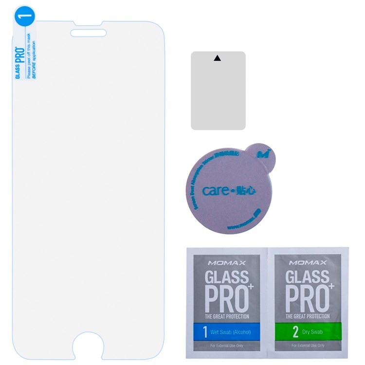 MOMAX for iPhone 8 Plus/7 Plus 5.5 inch Pro+ Nanometer Curved Tempered Glass Screen Protector 0.3mm-8
