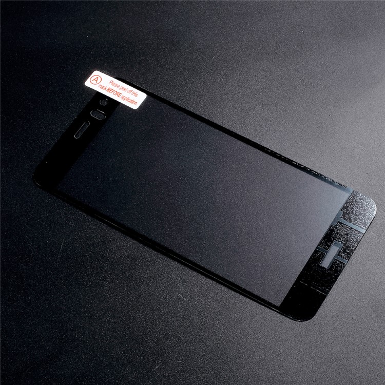For Huawei P10 Lite ANGIBABE 0.3mm Silk Print Mobile Tempered Glass Protector - Black-2