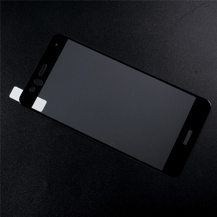 For Huawei P10 Lite ANGIBABE 0.3mm Silk Print Mobile Tempered Glass Protector - Black-3