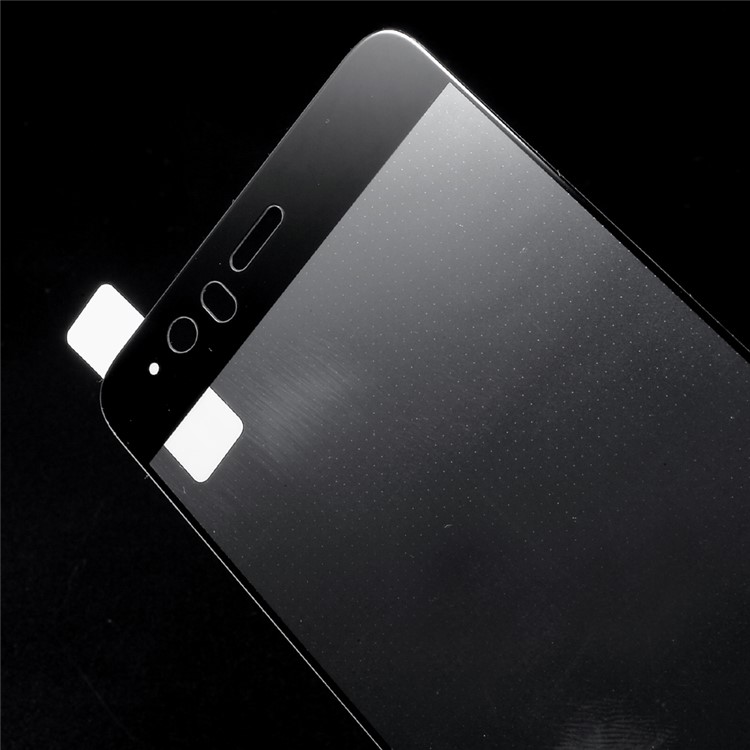 ANGIBABE 0.3mm Silk Printing Tempered Glass Screen Film for Huawei P10 - Black-4