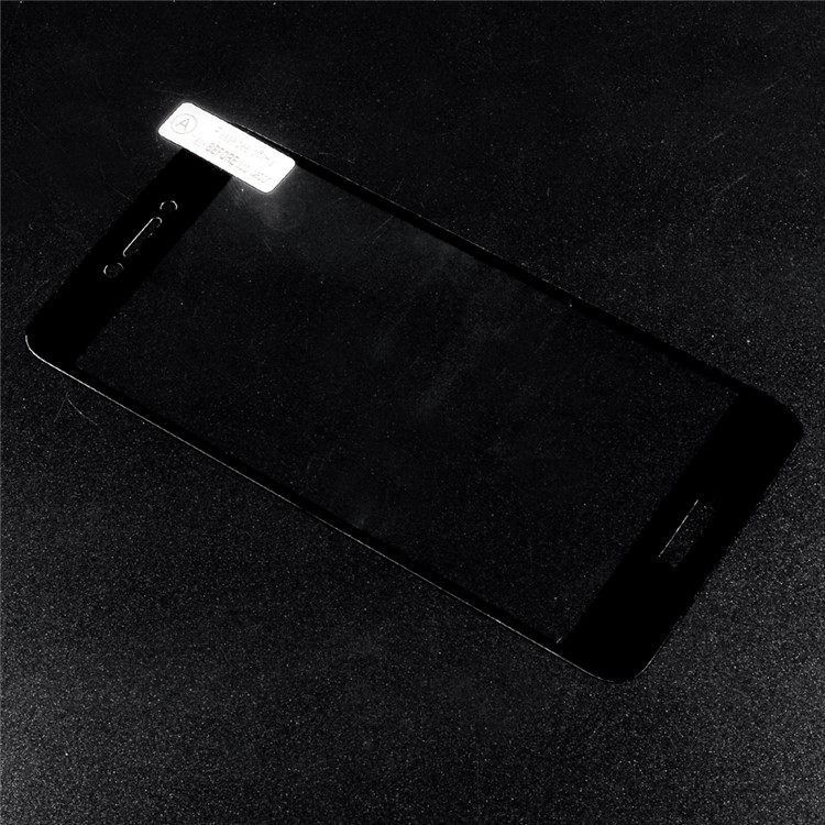 ANGIBABE Silk Print Tempered Glass Screen Shield Film 0.3mm for Huawei P8 Lite (2017) - Black-6