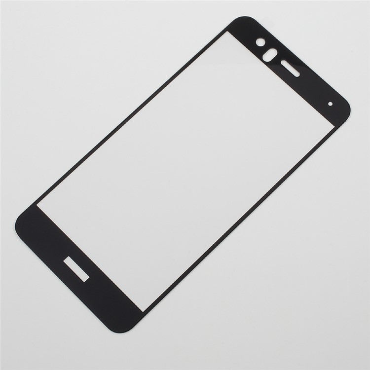 For Huawei P10 Lite Silk Printing Tempered Glass Screen Guard Film (Crocodile Texture Package) - Black-5