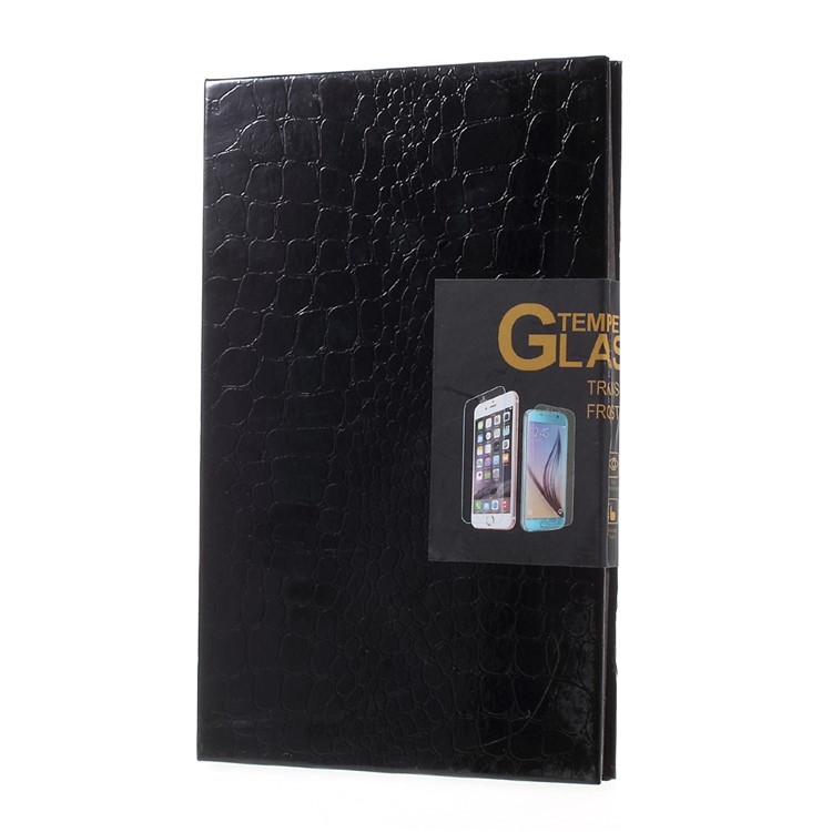 For Huawei P10 Lite Silk Printing Tempered Glass Screen Guard Film (Crocodile Texture Package) - Black-7