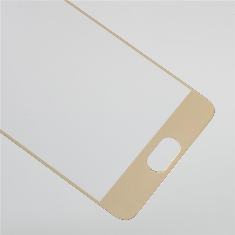 For Huawei P10 Lite Silk Print Tempered Glass Protector Film (Crocodile Texture Package) - Gold-4
