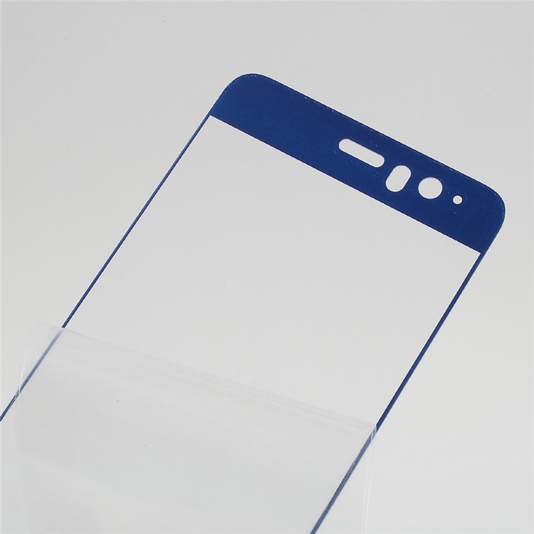 Silk Print Ultra Clear Tempered Glass Protector Film (Crocodile Texture Package) for Huawei P10 Lite - Blue-6