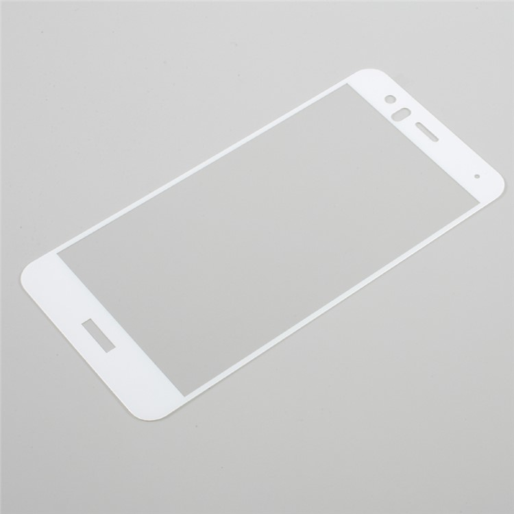 Silk Print Tempered Glass Screen Protector for Huawei P10 Plus (Crocodile Texture Package) - White-1