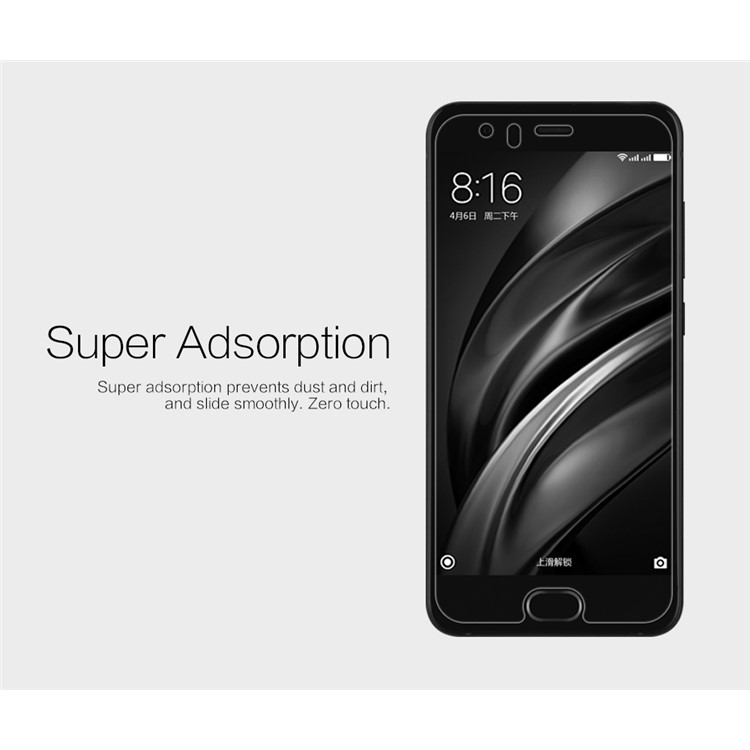 NILLKIN for Xiaomi Mi 6 Anti-fingerprint HD Clear LCD Screen Protector Mobile Film-3