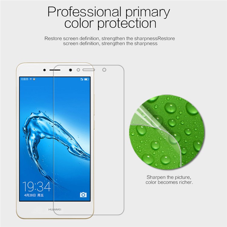 NILLKIN for Huawei Y7 Prime / Enjoy 7 Plus Anti-fingerprint HD Clear LCD Screen Protector Film-2
