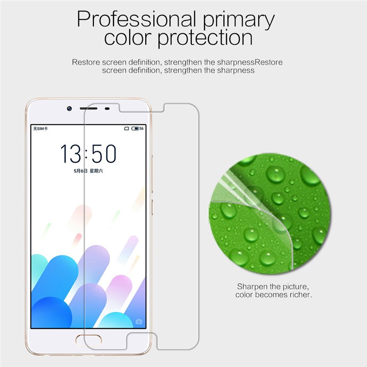 NILLKIN for Meizu E2 Anti-fingerprint HD Clear LCD Screen Protector Mobile Film-2