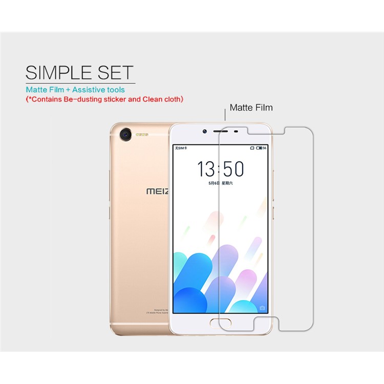 NILLKIN Matte Scratch-resistant Screen Protector Film for Meizu E2-5