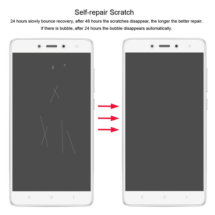 HAT PRINCE 0.1mm Full Coverage Screen Protector Film for Xiaomi Redmi Note 4-9