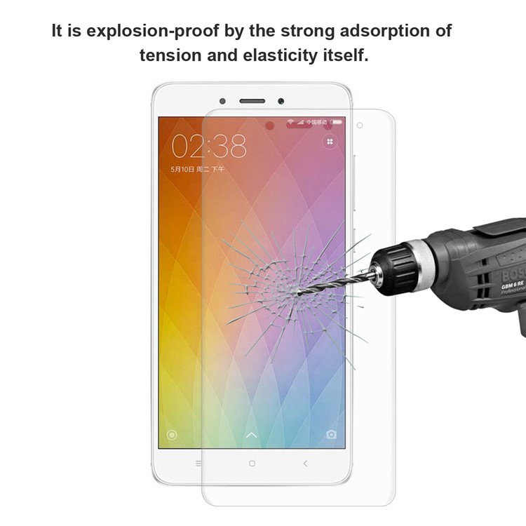 HAT PRINCE 0.1mm Full Coverage Screen Protector Film for Xiaomi Redmi Note 4-3