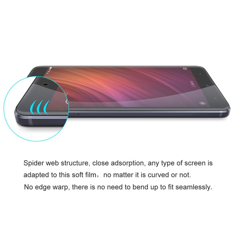 HAT PRINCE 0.1mm Full Coverage Screen Protector Film for Xiaomi Redmi Note 4-8