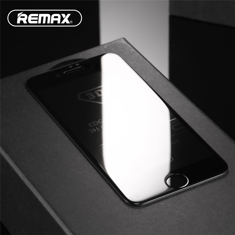 REMAX 0.3mm Anti-spy Privacy Tempered Glass Screen Protector for iPhone 7 4.7 inch - Black-1