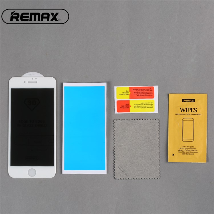 REMAX 0.3mm Anti-spy Privacy Tempered Glass Screen Guard Film for iPhone 7 4.7 inch - White-2