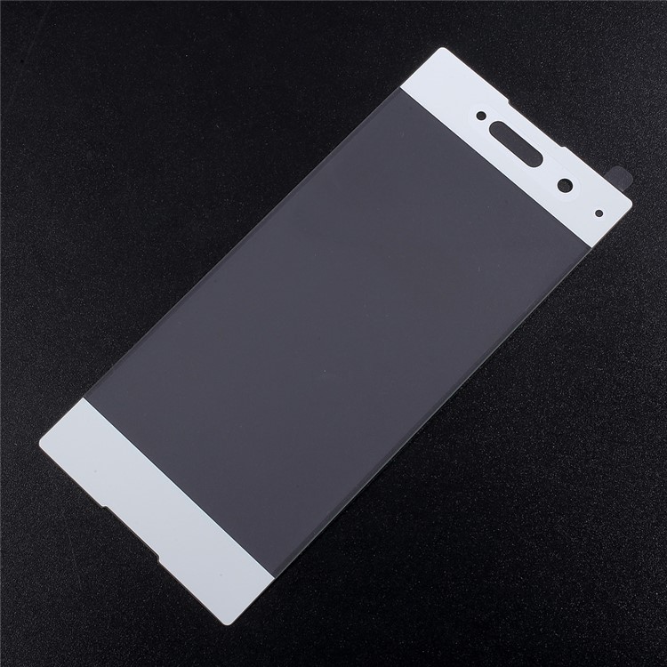 For Sony Xperia XA1 Full Coverage Tempered Glass Screen Protector - White-2