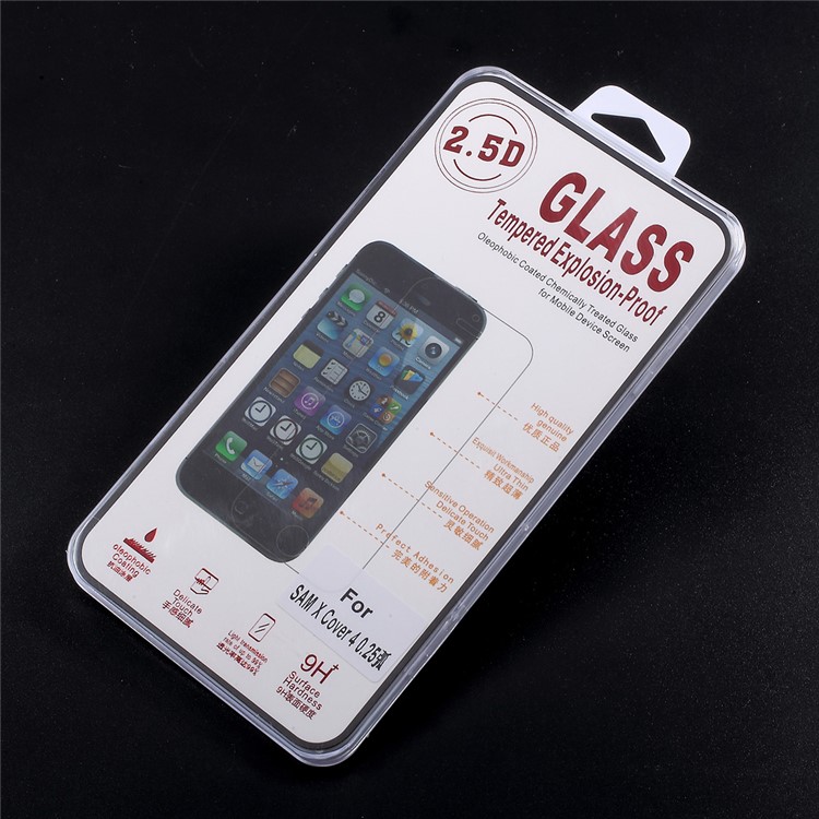 0.25mm Arc Edge Mobile Tempered Glass Screen Protector for Samsung Galaxy Xcover 4 - Transpaent-5