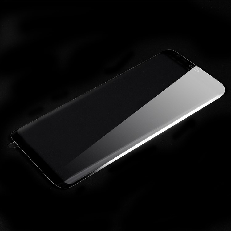 Curved Full Covering Tempered Glass Screen Protector for Samsung Galaxy S8+ SM-G955 - Black-1