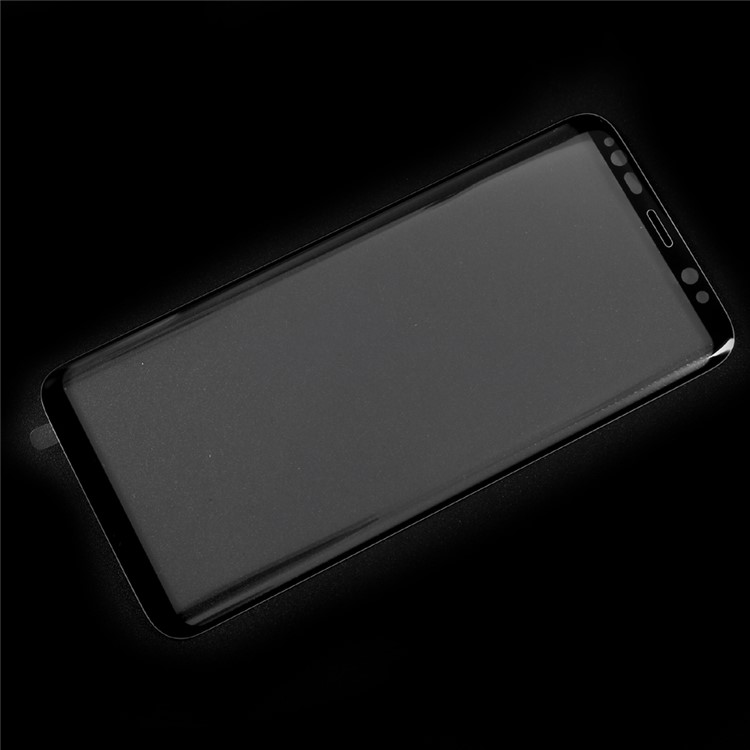 Curved Full Covering Tempered Glass Screen Protector for Samsung Galaxy S8+ SM-G955 - Black-2