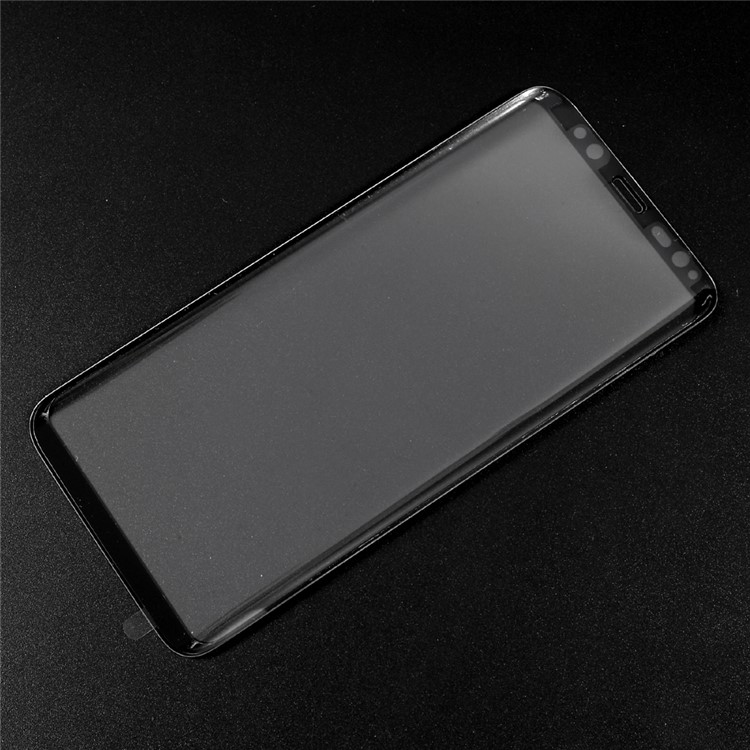 Curved Full Covering Tempered Glass Screen Protector for Samsung Galaxy S8+ SM-G955 - Black-3