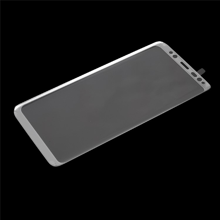 Curved Full Covering Tempered Glass Screen Protector for Samsung Galaxy S8+ SM-G955 - Silver-2
