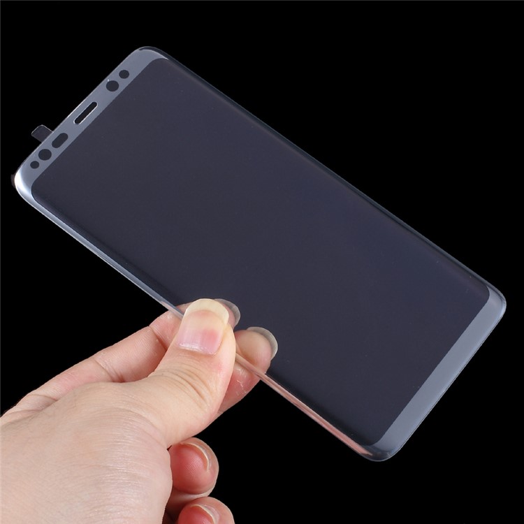 Curved Full Covering Tempered Glass Screen Protector for Samsung Galaxy S8+ SM-G955 - Silver-5
