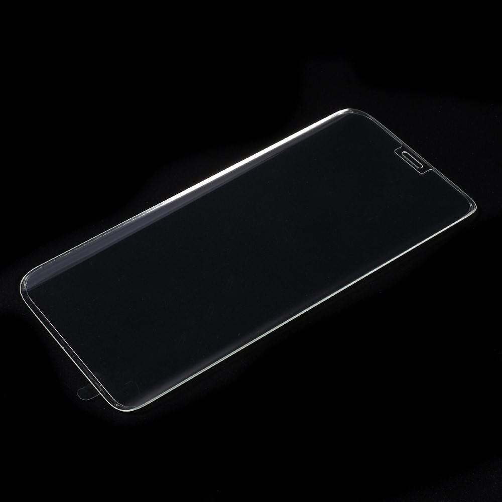 For Samsung Galaxy S8 SM-G950 Full Coverage Curved Edge Tempered Glass Screen Protector - All Clear Transparent-2