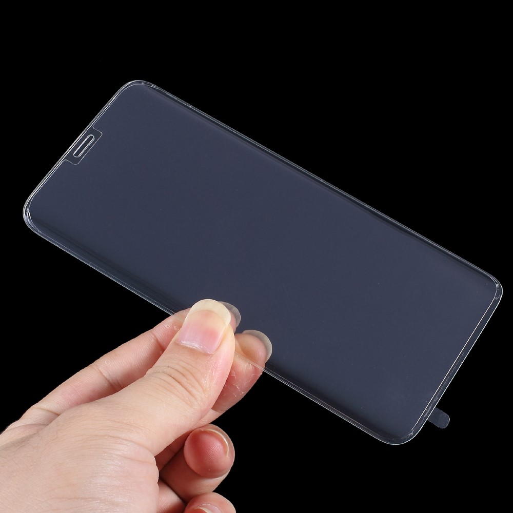 For Samsung Galaxy S8 SM-G950 Full Coverage Curved Edge Tempered Glass Screen Protector - All Clear Transparent-3