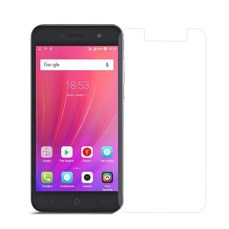 For ZTE Blade A520 Tempered Glass Screen Protector Guard Film 0.3mm (Arc Edge)-1