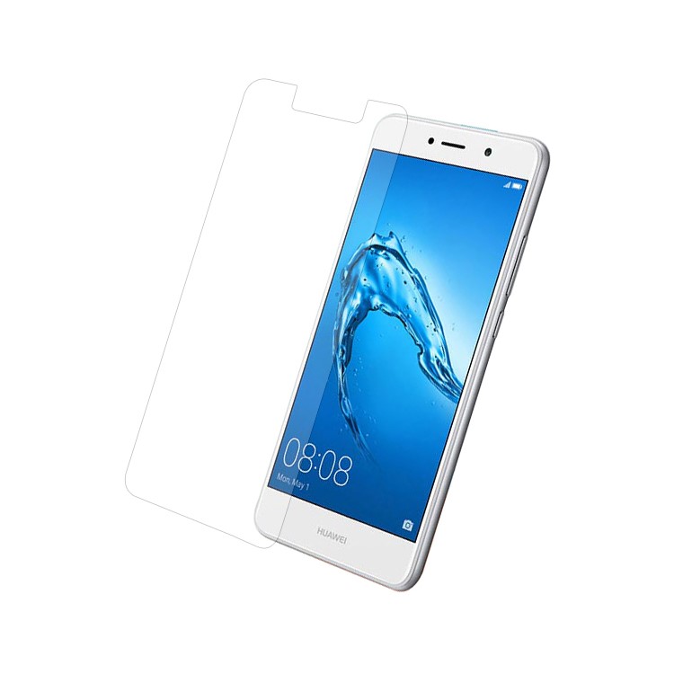 For Huawei Y7 Tempered Glass Screen Protector Guard Film 0.3mm (Arc Edge)-1