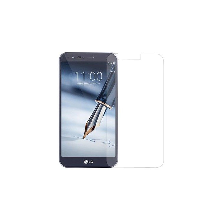 For LG Stylo 3 Plus Tempered Glass Screen Protector Guard Film 0.3mm (Arc Edge)-1